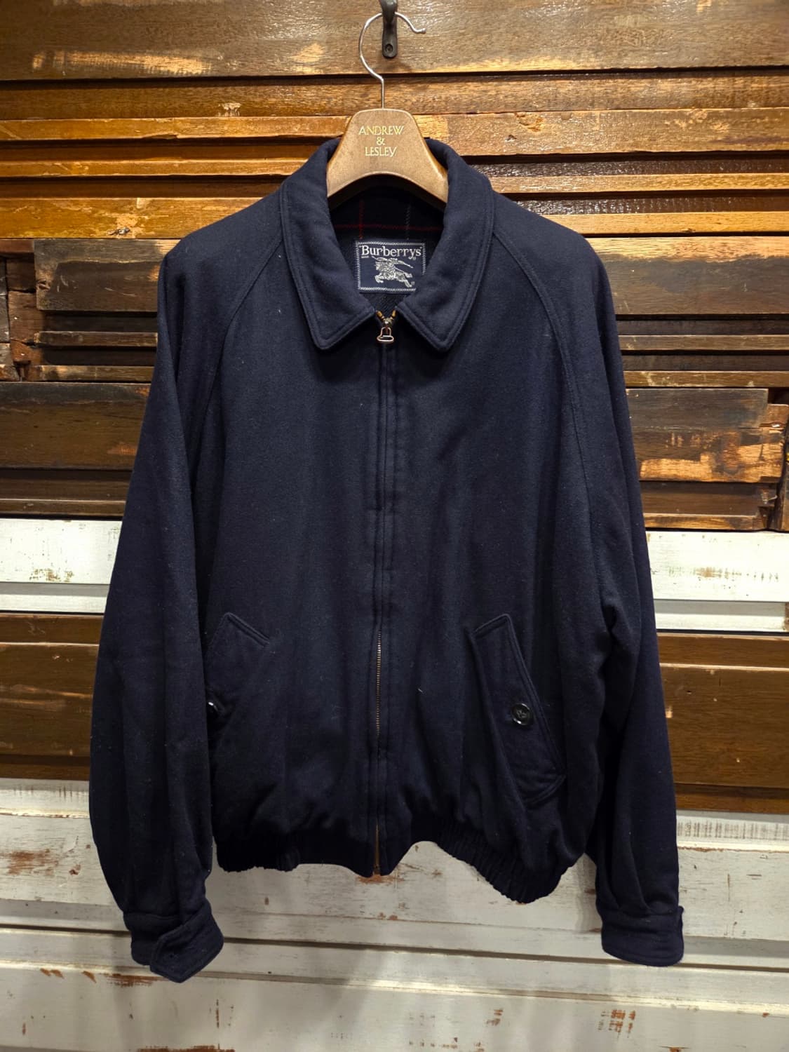 버버리 트위드블루종 상품이미지4