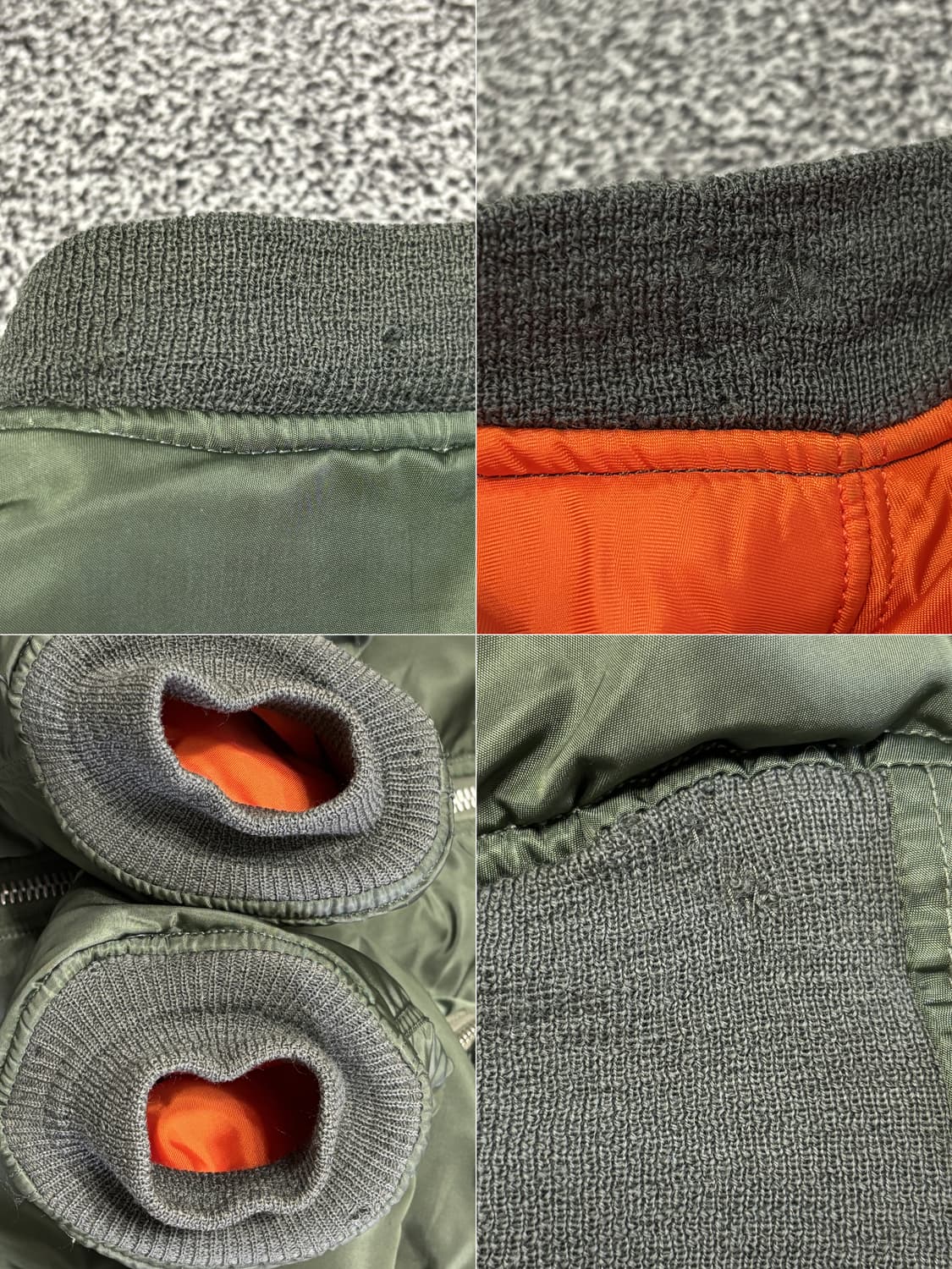 70s 오리지널 MA-1 자켓 E타입 상품이미지8