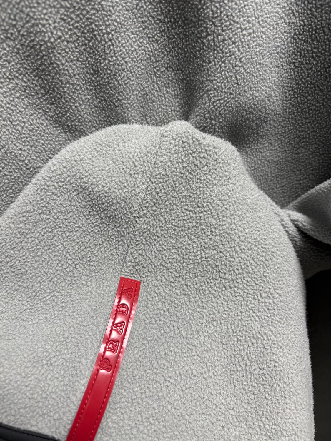 prada sports 프라다 스포츠 하프집 플리스 L 라지 사이즈 상품이미지5