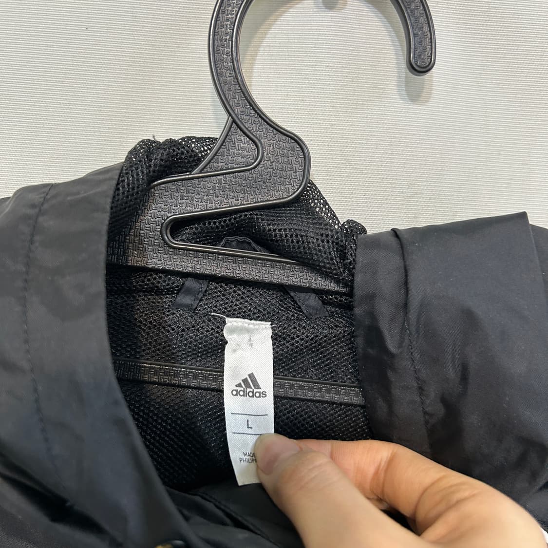 아디다스 남성 바람막이 L 블랙 레인자켓 가능  상품이미지2