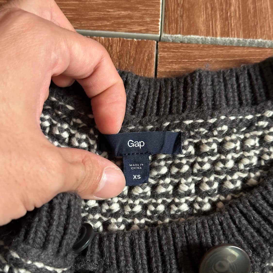 Gap double breasted wool knit cardigan 상품이미지6