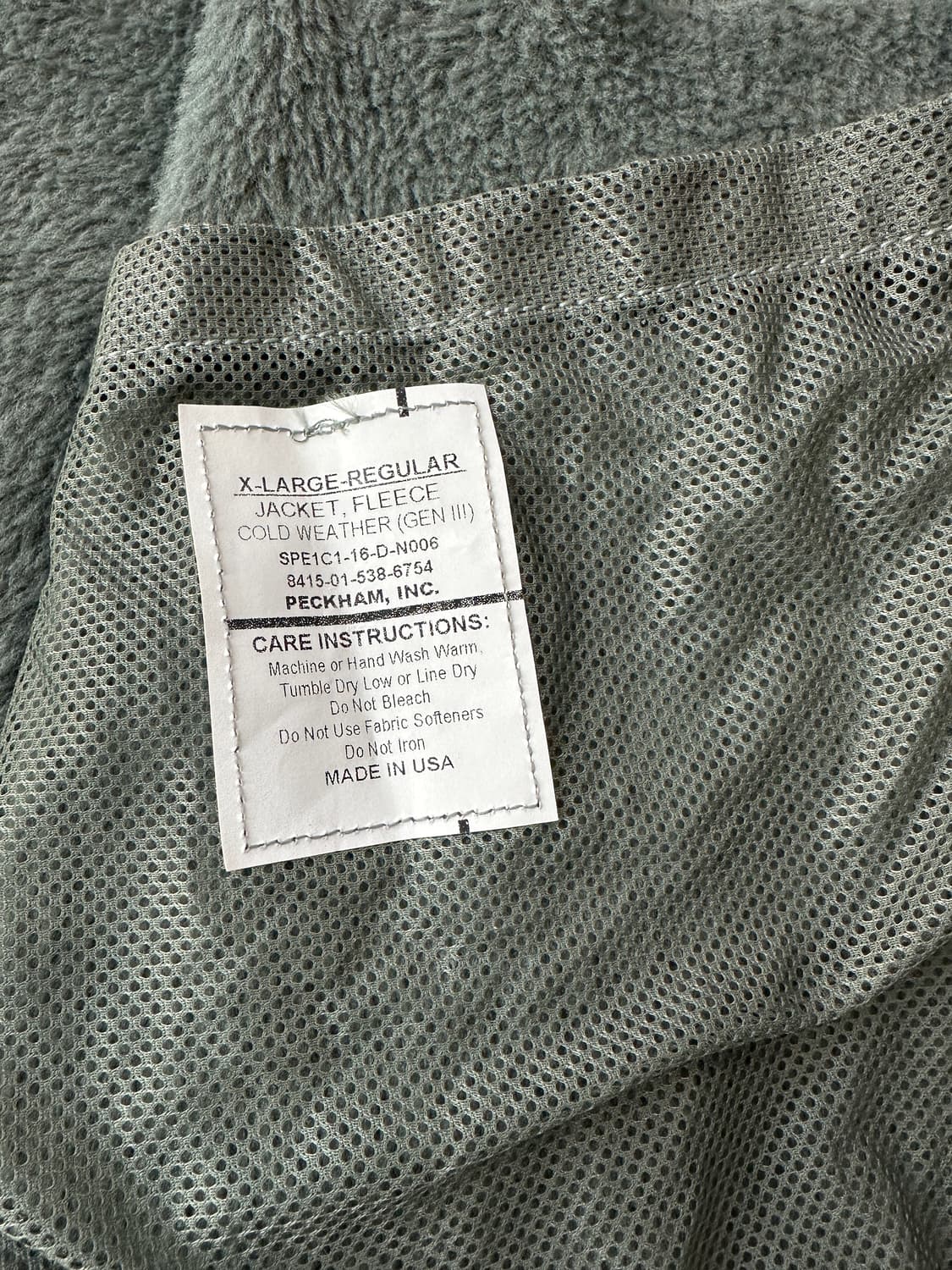 XL 미군 폴라텍 플리스 후리스 US ARMY GEN3 FLEECE 상품이미지9