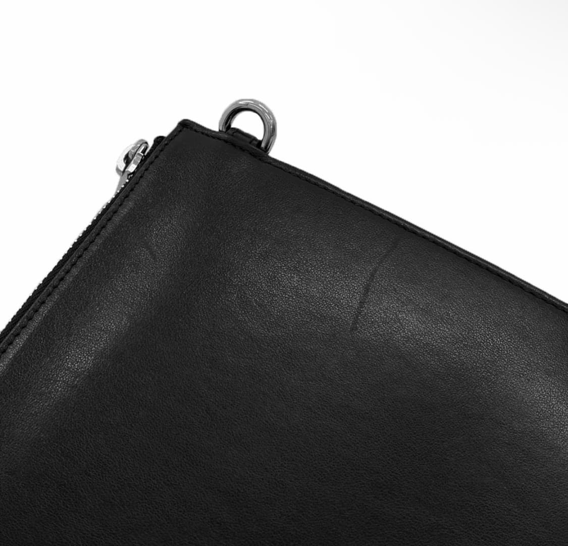 [OS] 구찌 님성 블레이드 자수 로고 클러치 백 파우치 블랙 상품이미지7