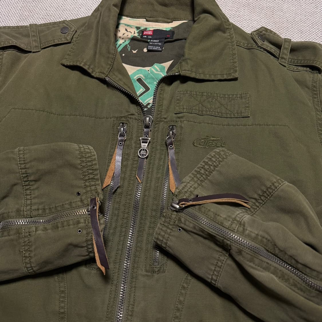 DIESEL 올드 디젤 빈티지 코튼 디테일 스윙톱 자켓 상품이미지3