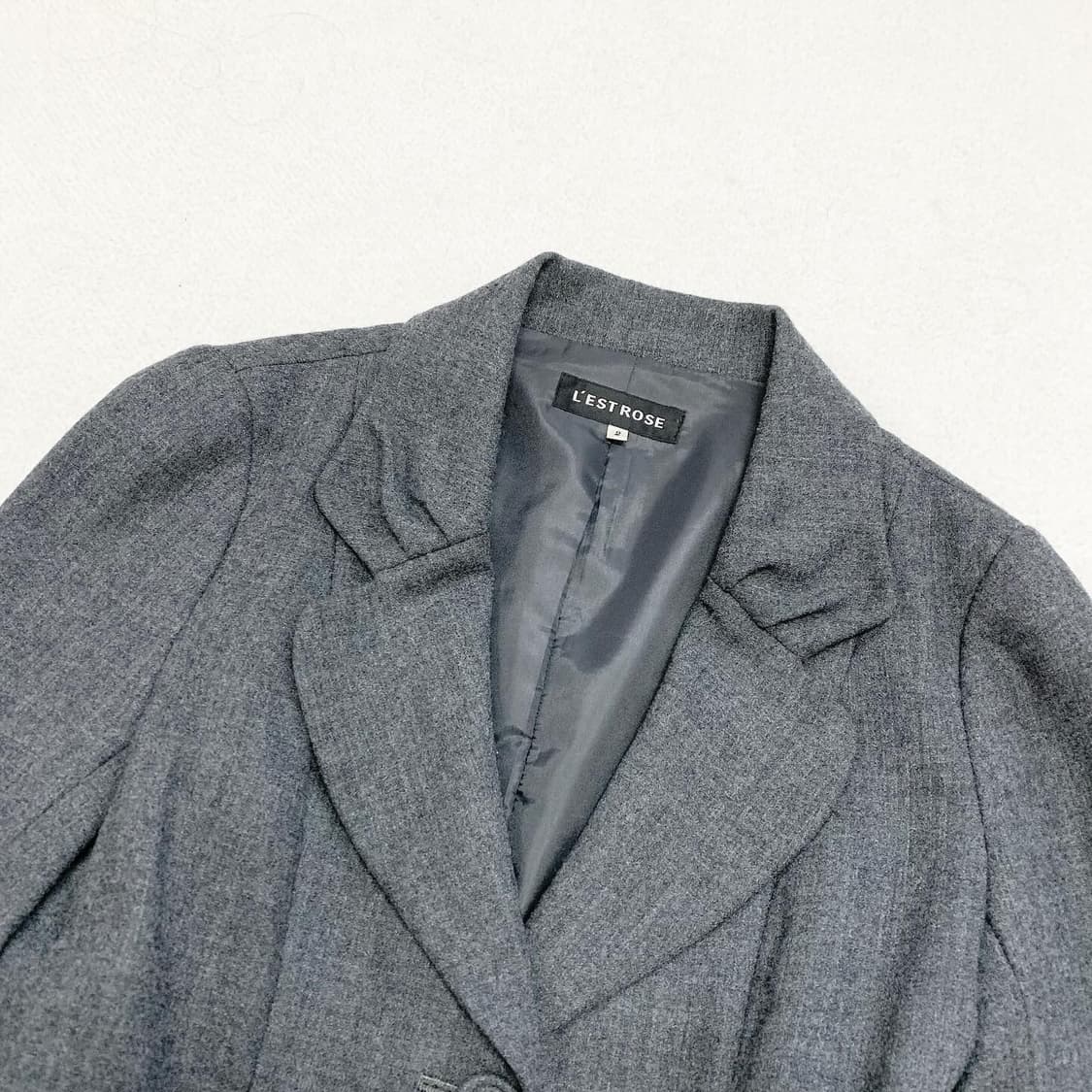 L'est rose 레스트로즈 챠콜 러블리자켓 상품이미지2