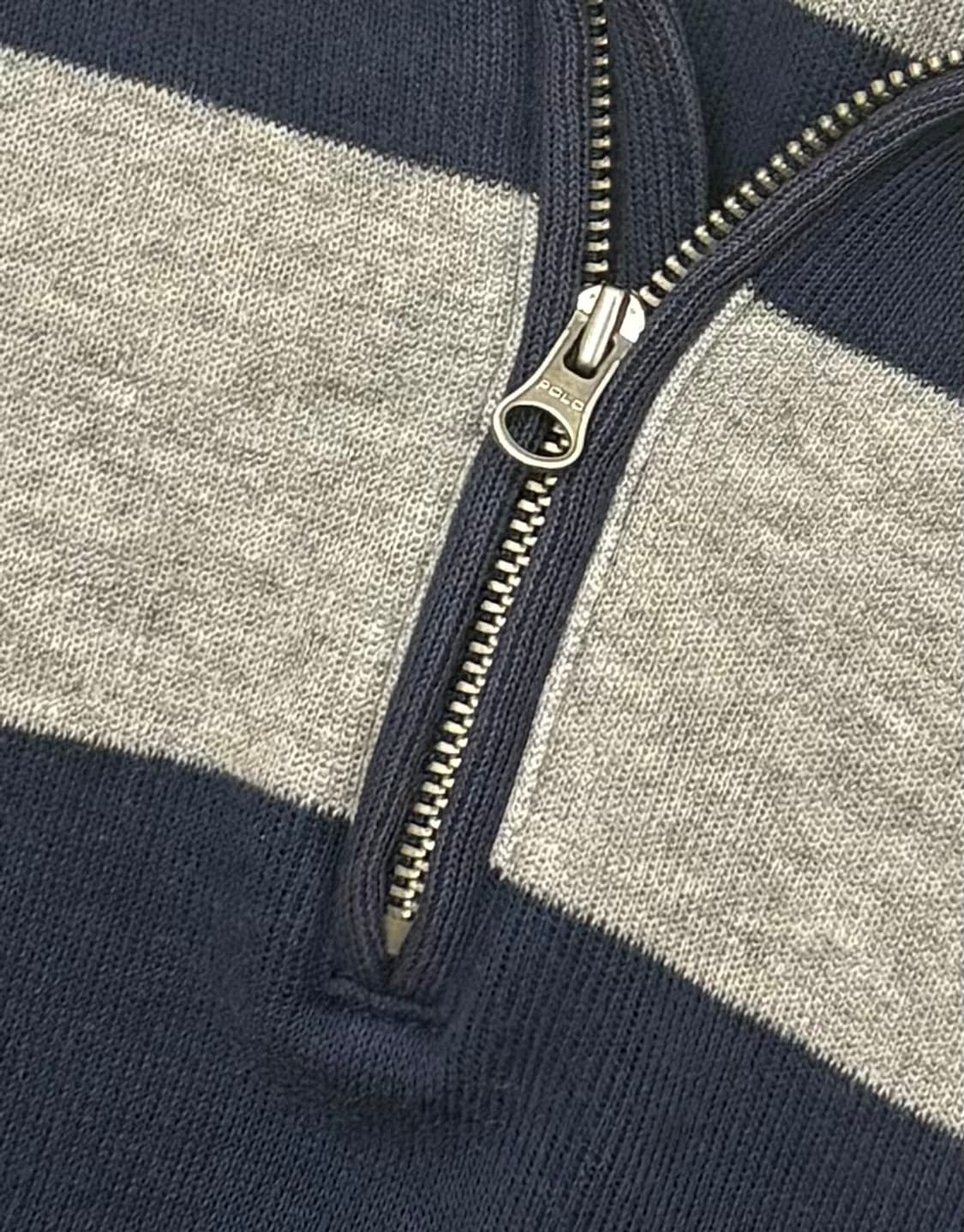 Polo 폴로랄프로렌 신형 스트라이프 하프 집업 상품이미지3