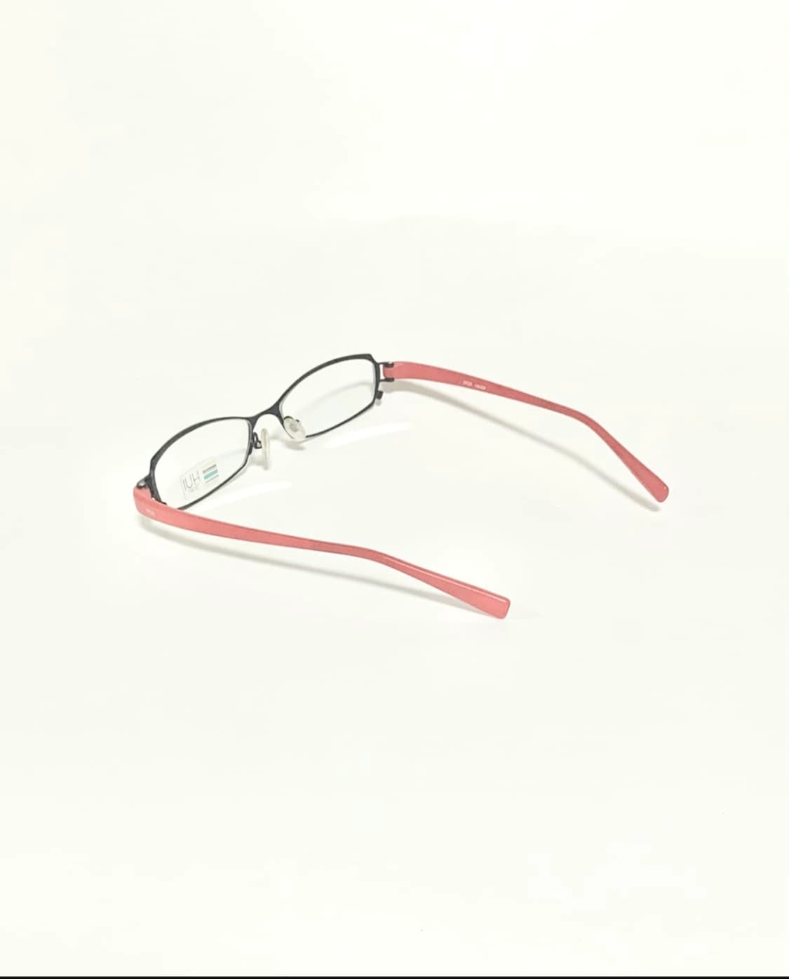 데드스탁  블랙&레드 긱시크 사각 콤비안경테 1515 상품이미지5