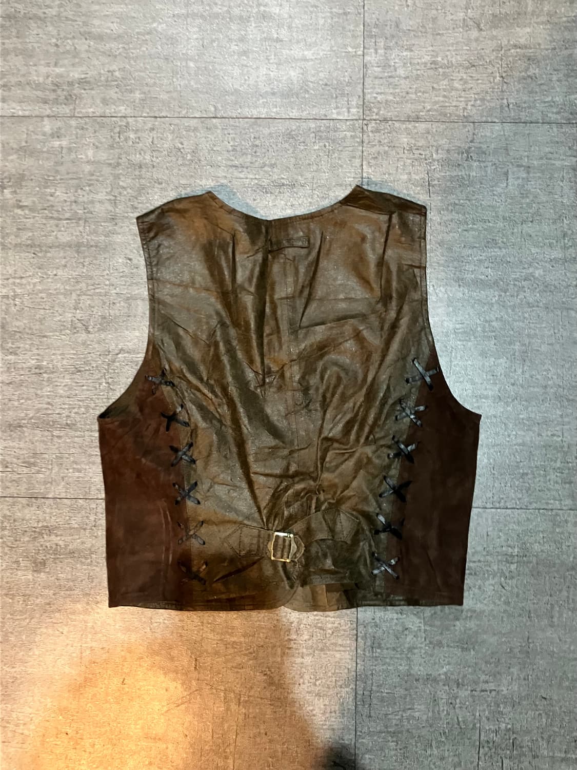 일본빈티지 Unaparte 오리엔탈펑크 긱시크 보헤미안 베스트조끼 상품이미지2