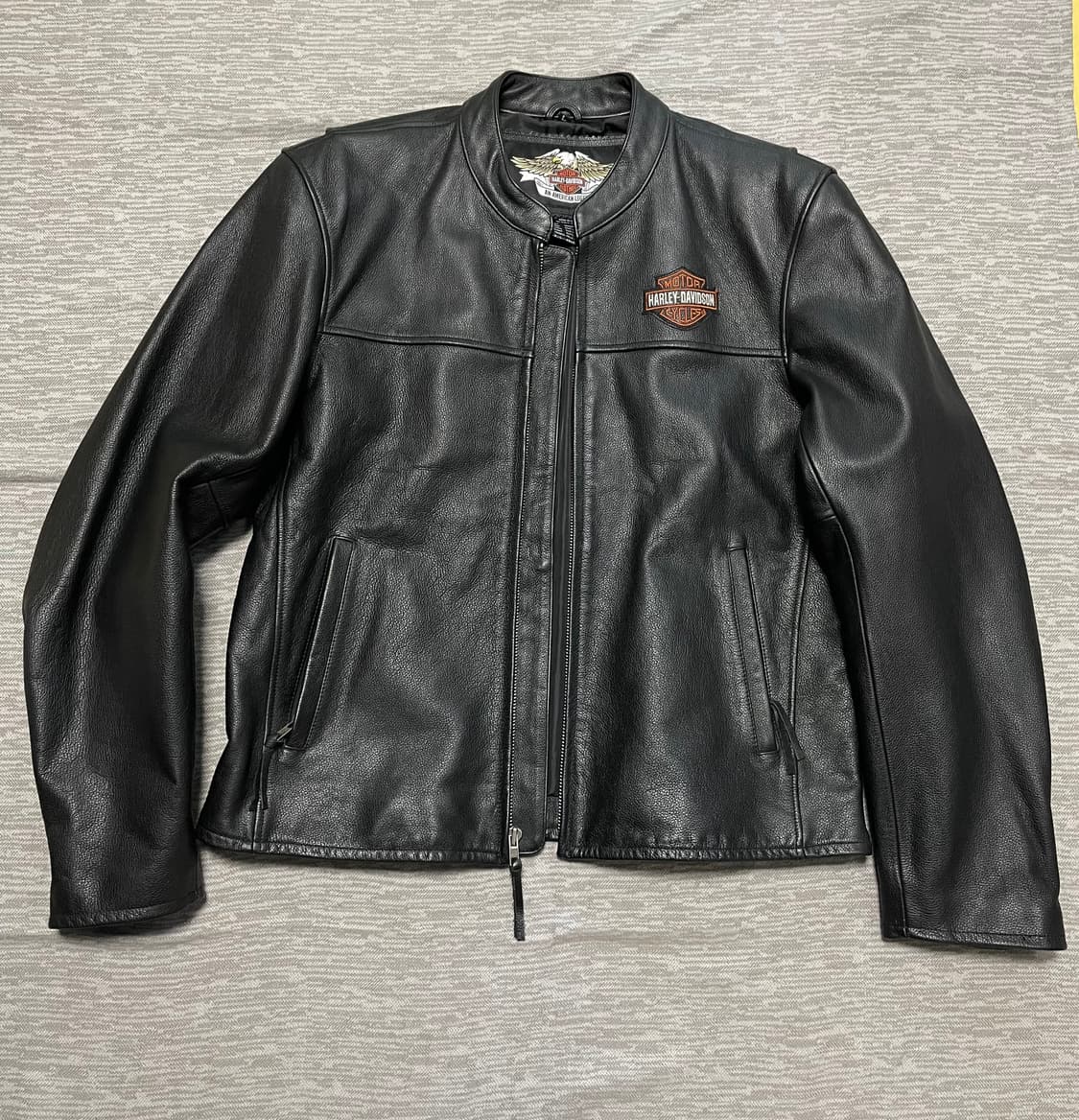 할리데이비슨 레더 레이서자켓 모터사이클자켓 L 상품이미지1