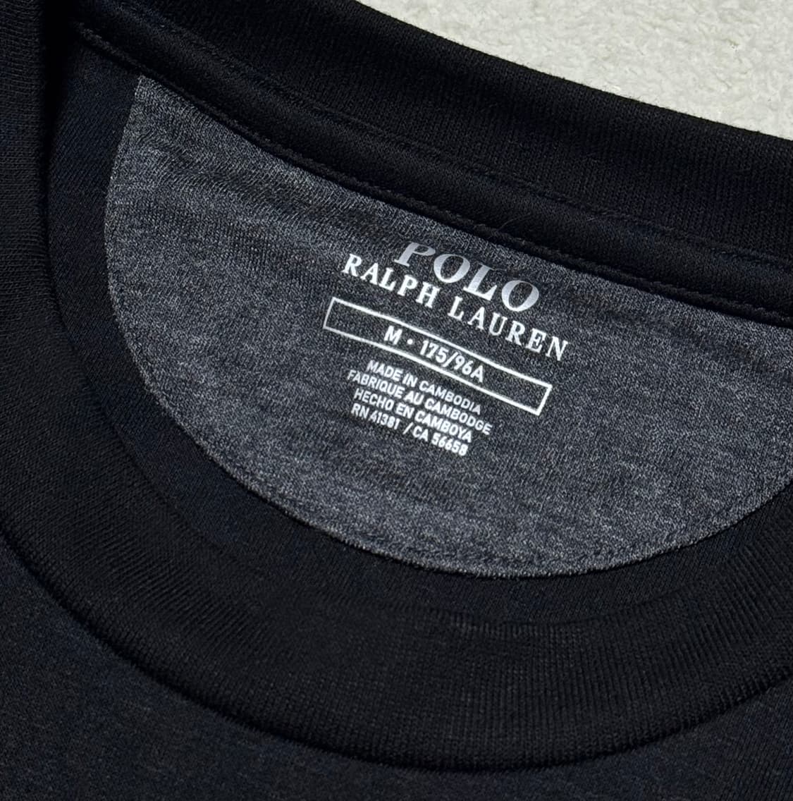 폴로 랄프로렌 블랙 실버로고 긴팔 상품이미지4