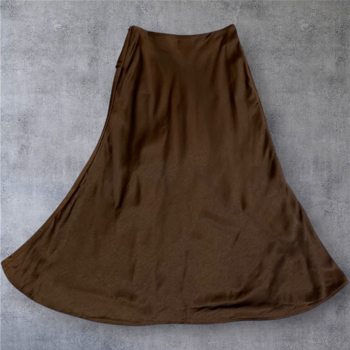 매그제이 MAGJAY 진브라운 새틴 롱스커트 55 상품이미지7