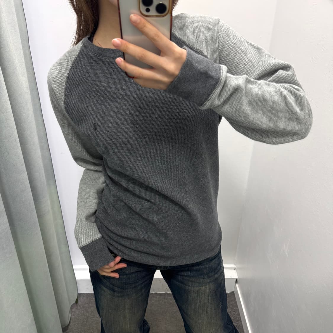 폴로 차콜그레이 니트 상품이미지1