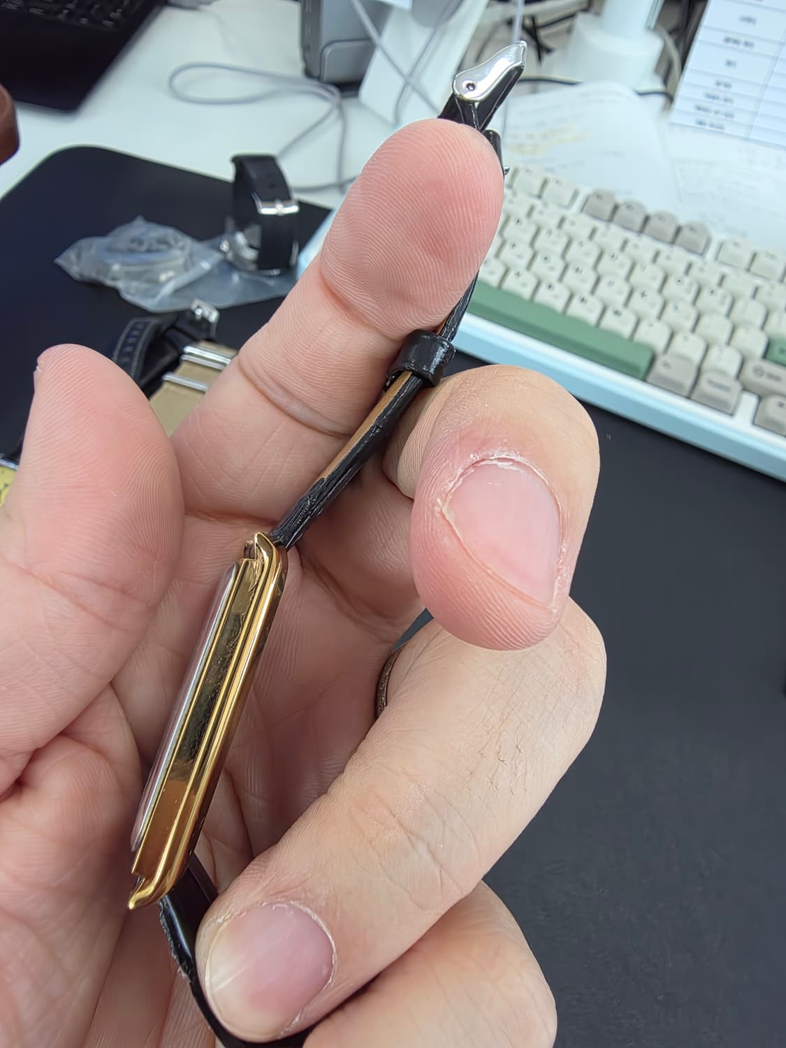 세이코 탱크 쿼츠 시계 상품이미지5