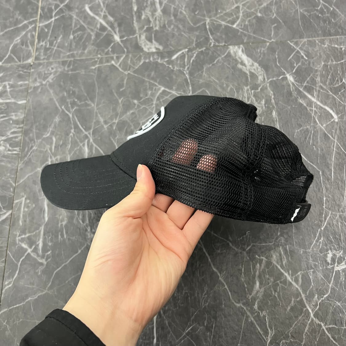 본더치 로고 매쉬 볼캡 블랙  상품이미지3