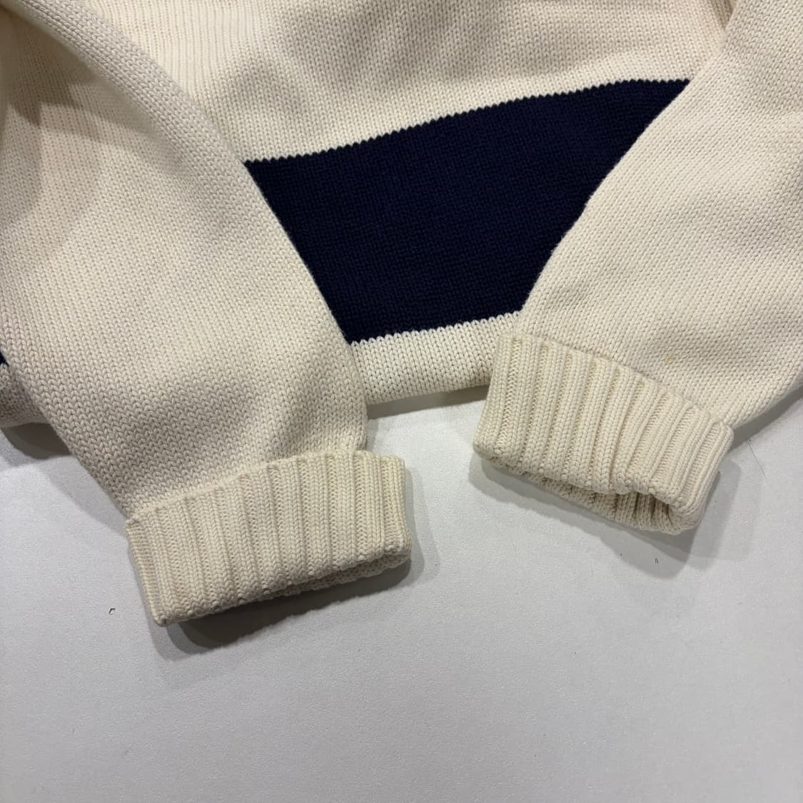 [M] 폴로 랄프로렌 아이보리 터틀넥 니트 스웨터 D128 상품이미지7