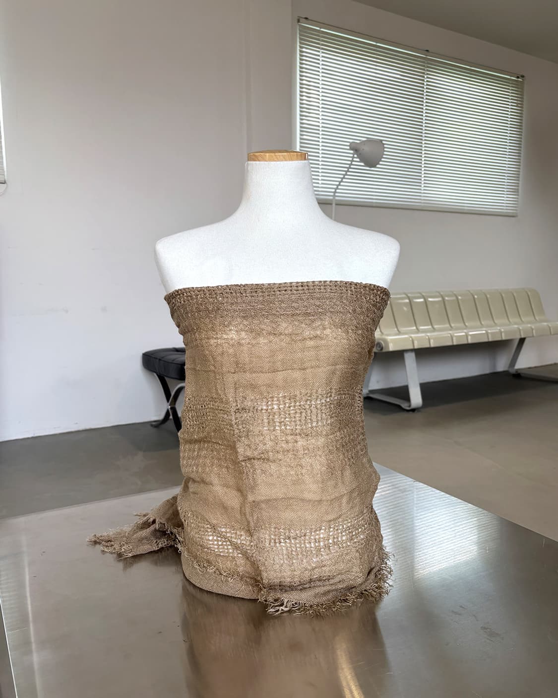 vintage grunge wide scarf 상품이미지6