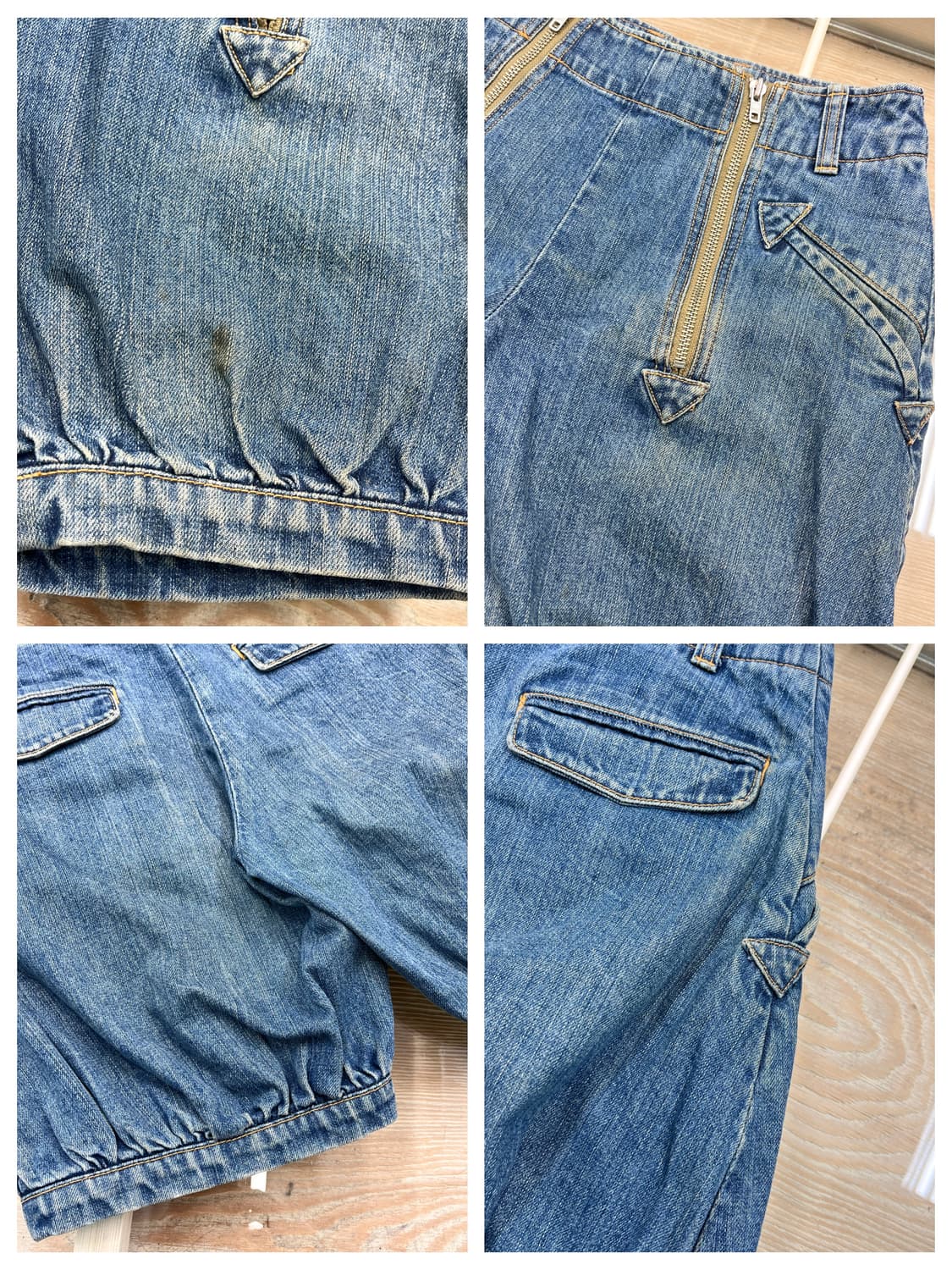 네넷 프론트 더블 집 벌룬 쇼츠 상품이미지8