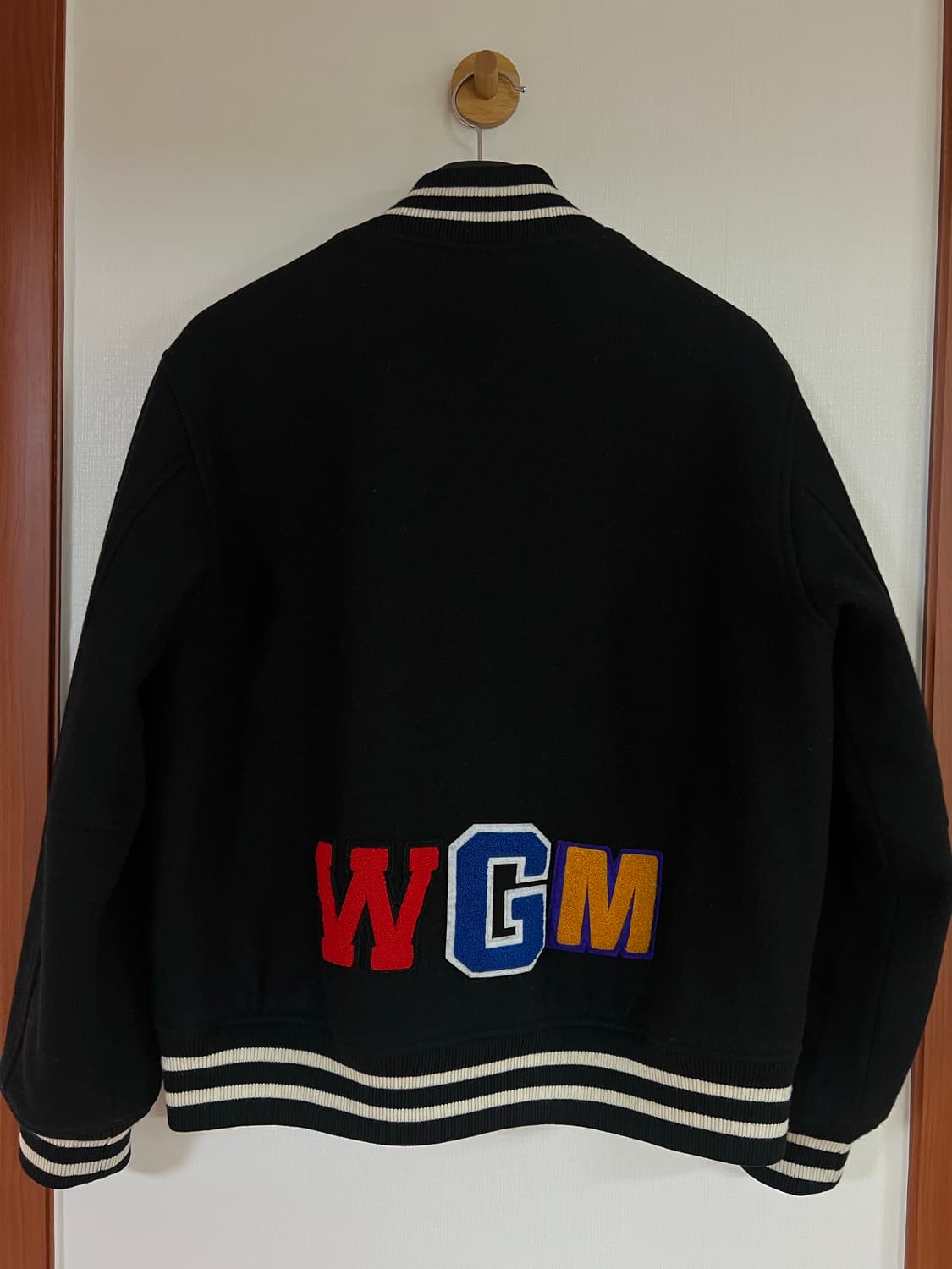 베이프 멜튼 울 샤크 바시티 자켓 상품이미지2