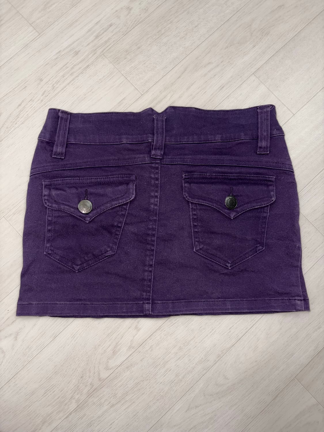 일본 빈티지 퍼플 미니스커트 상품이미지2