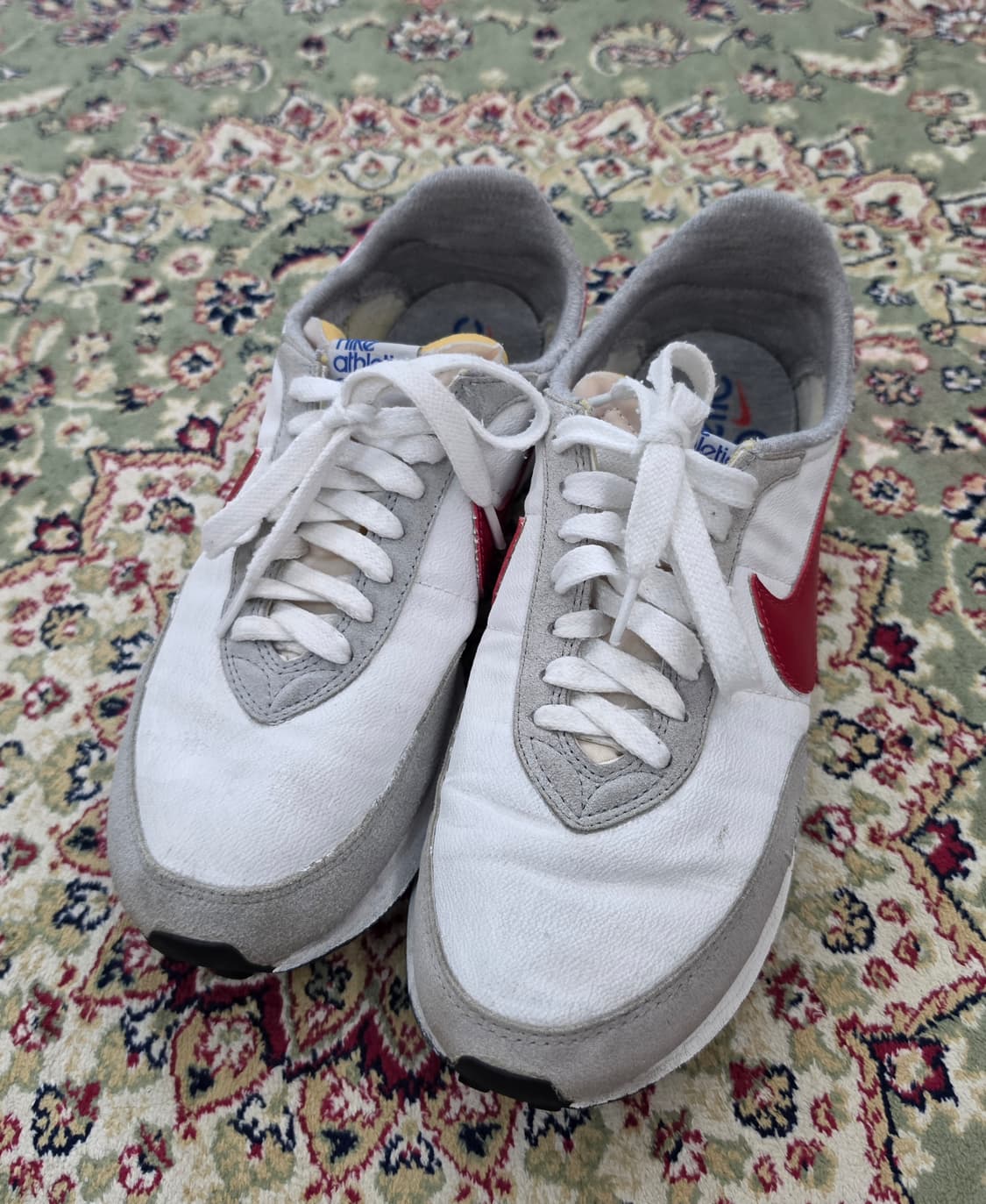 [최종할인] 나이키 와플트레이너2 그레이 짐레드 270 상품이미지1