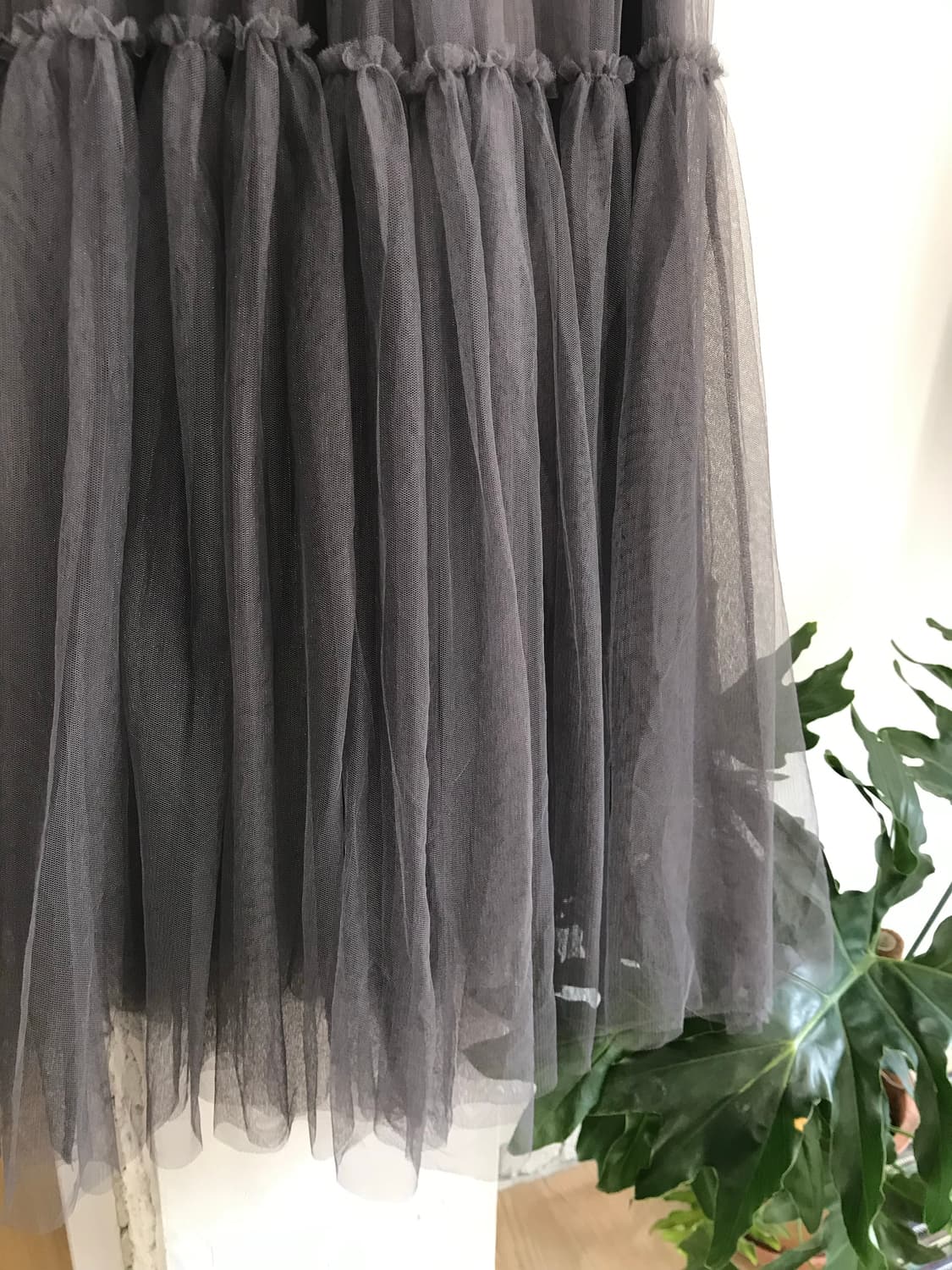 Vintage frill mesh skirt 상품이미지3