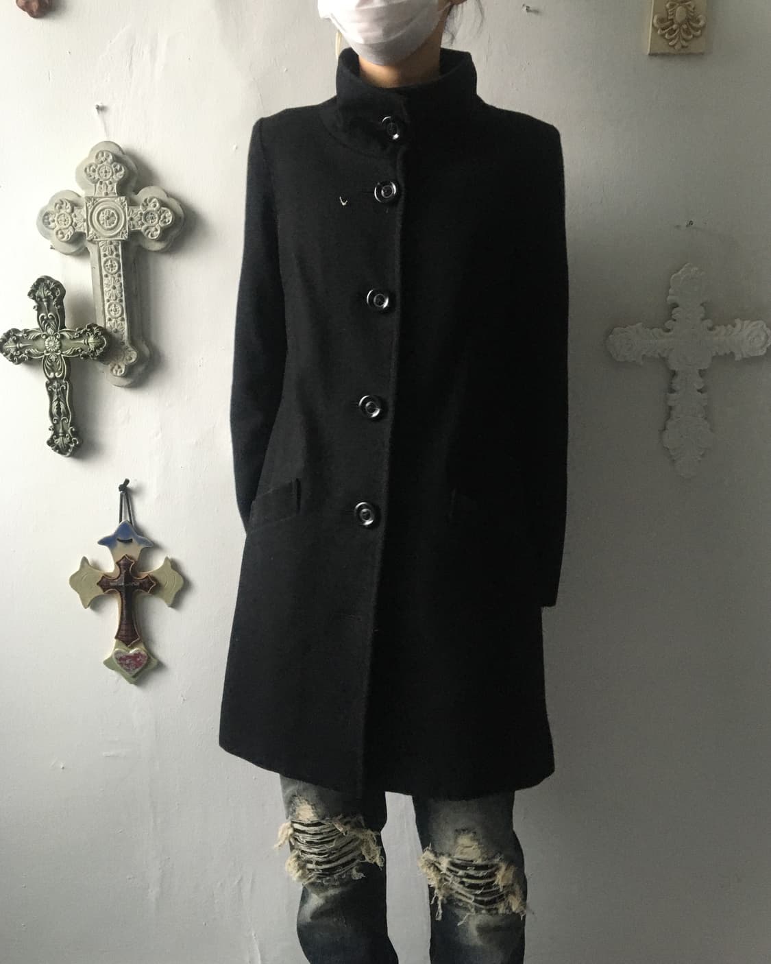 High neck coat 상품이미지5