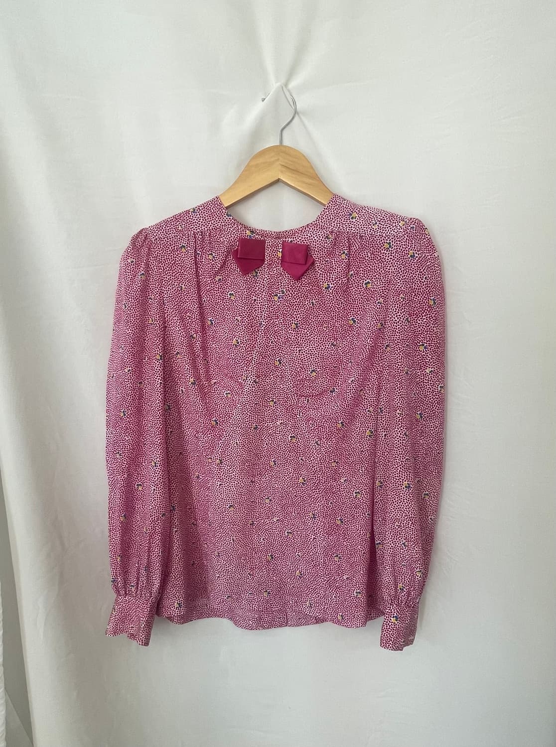 NINA RICCI  리본 플라워 블라우스 상품이미지1