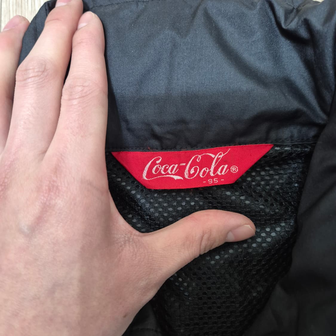 코카콜라 오리지널 로고 바람막이 집업자켓 M(95) 상품이미지5