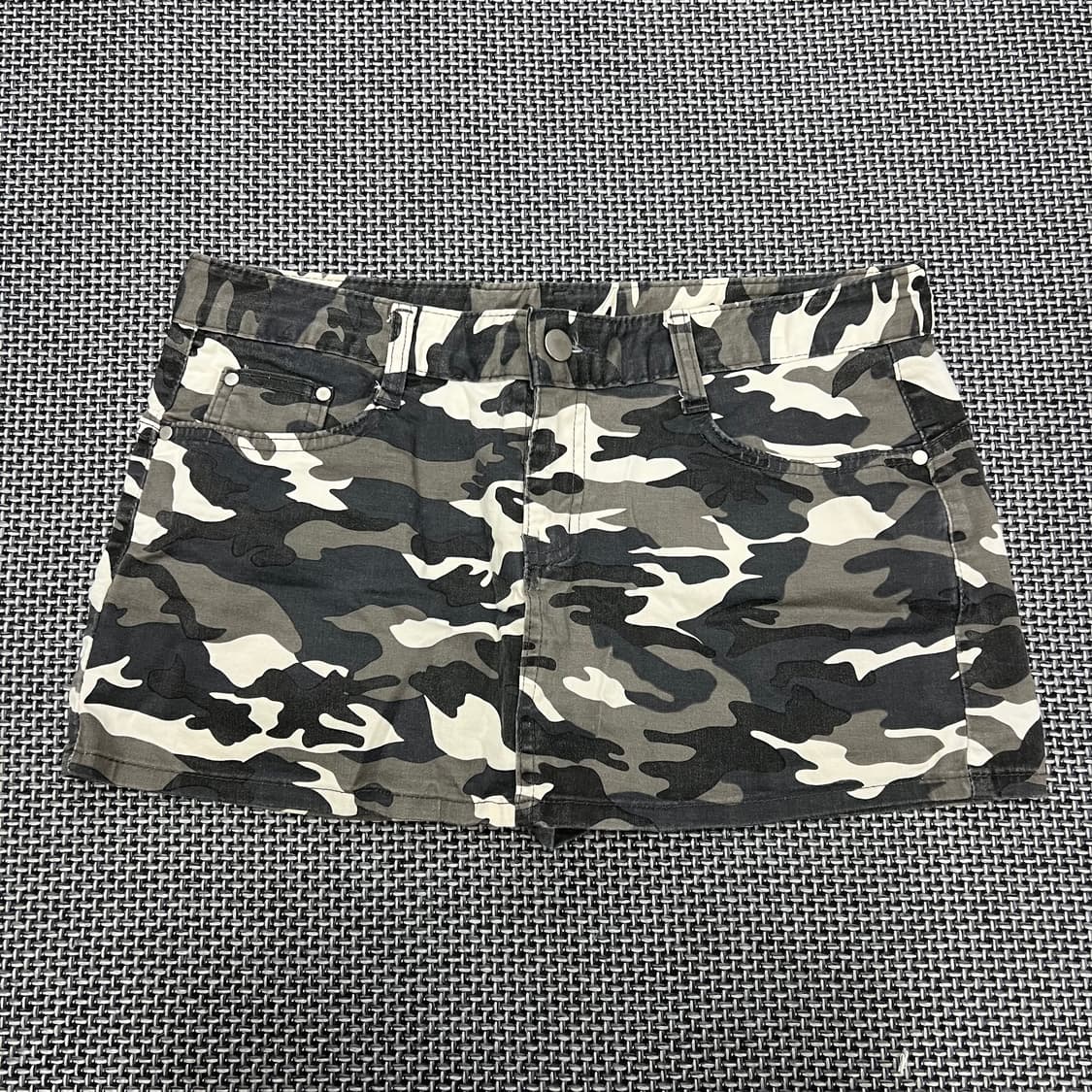 빈티지 카모 로우라이즈 팬츠스커트 상품이미지1