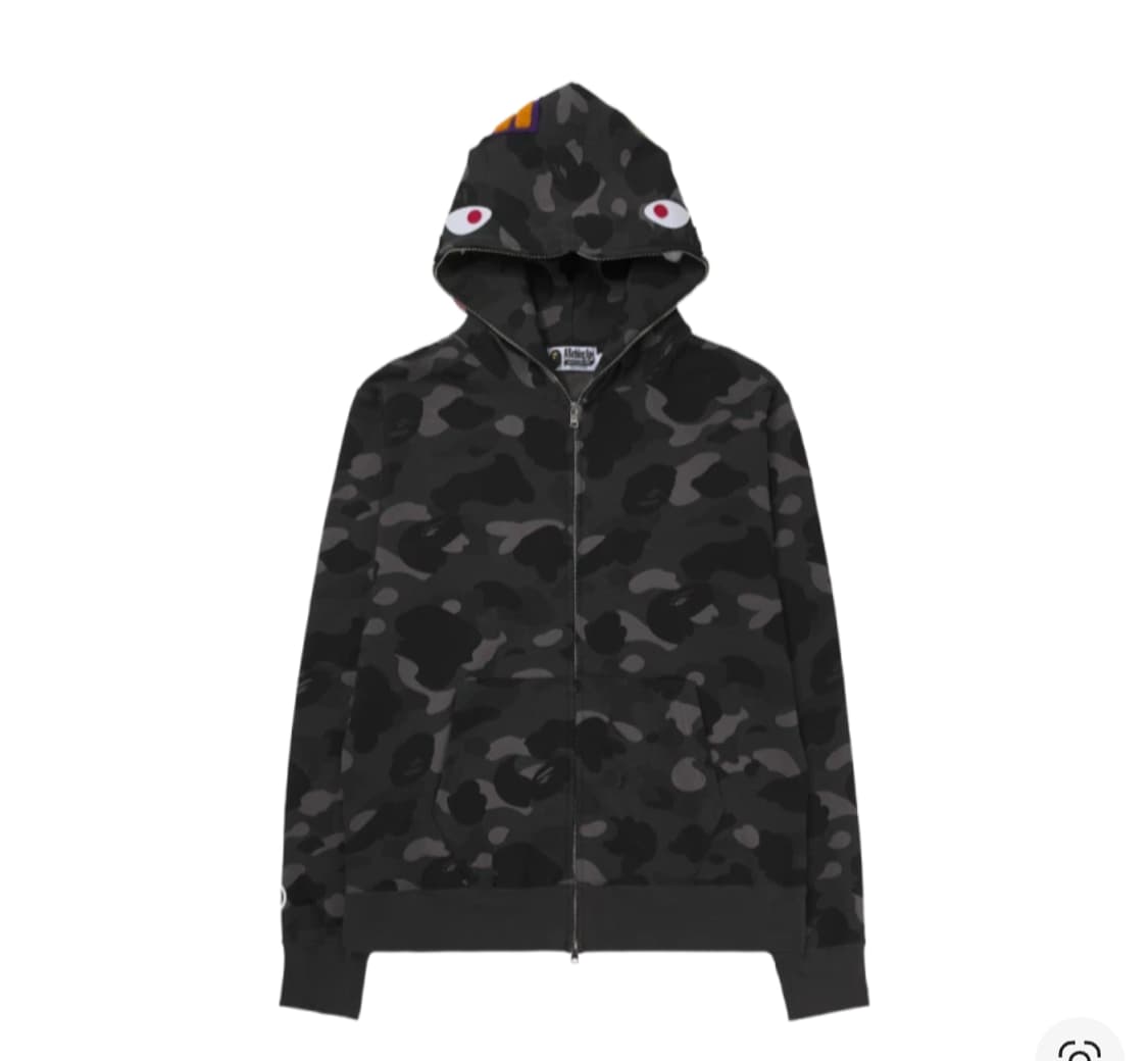 베이프 흑계 후드집업 L 삽니다 상품이미지1