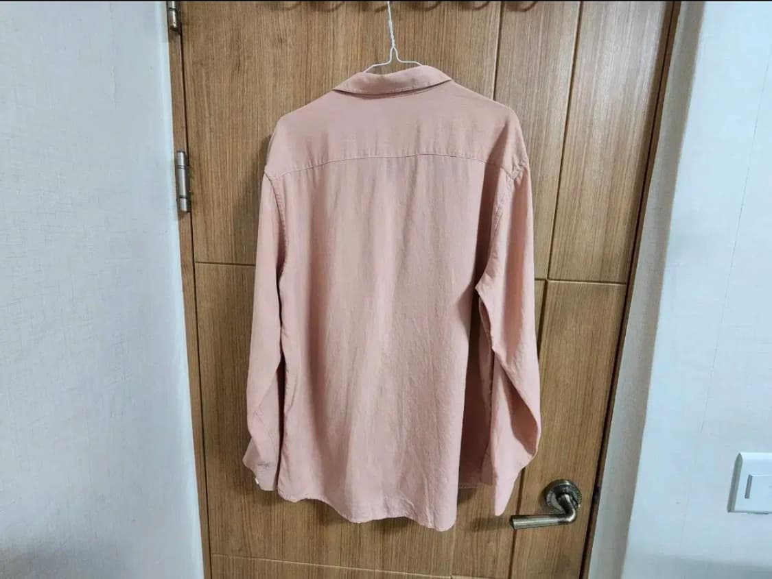 (L)아노블리어 루즈핏 오픈카라 텐셀 린넨 셔츠 상품이미지3