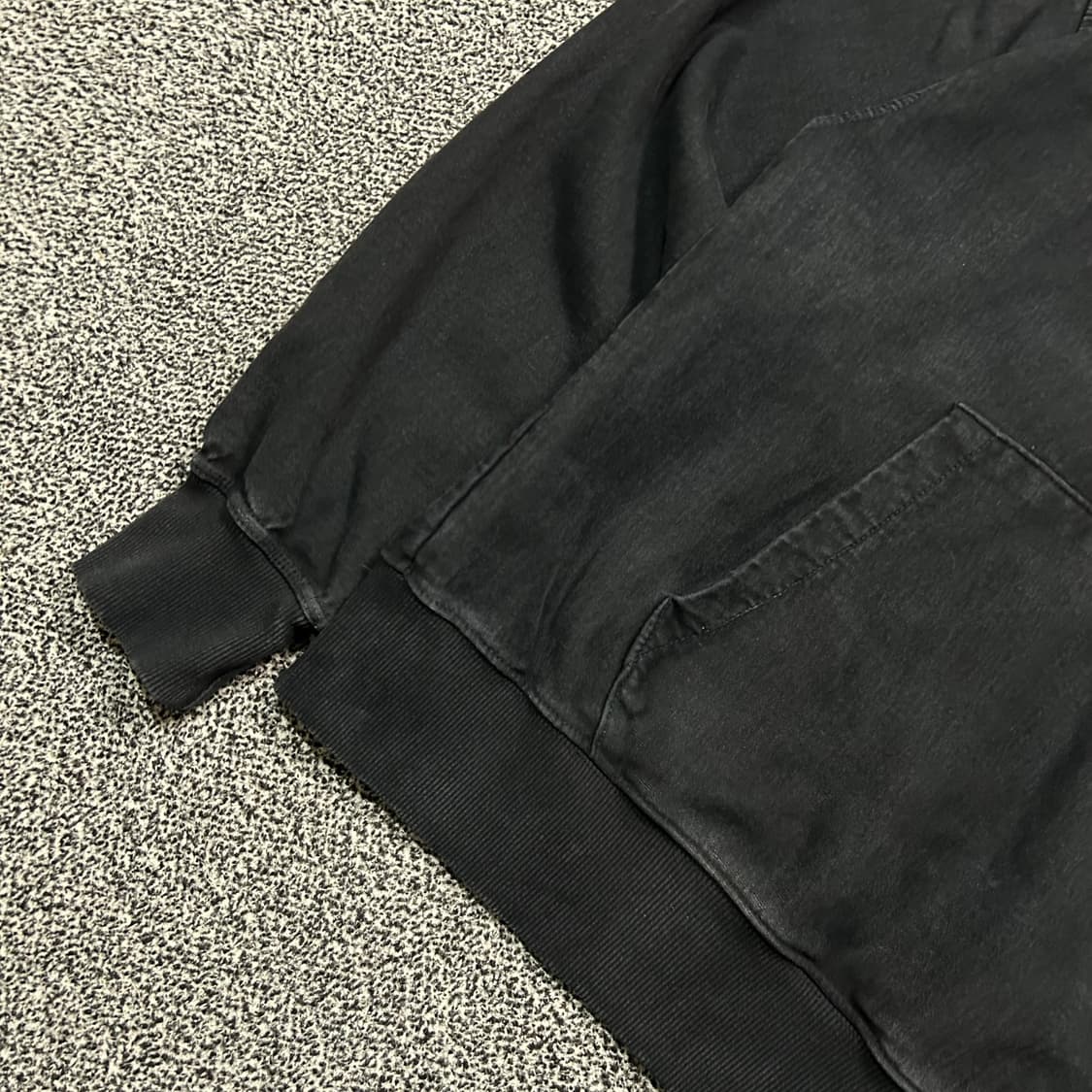 스투시(Stussy)피그먼트 블랙 후드티 상품이미지3