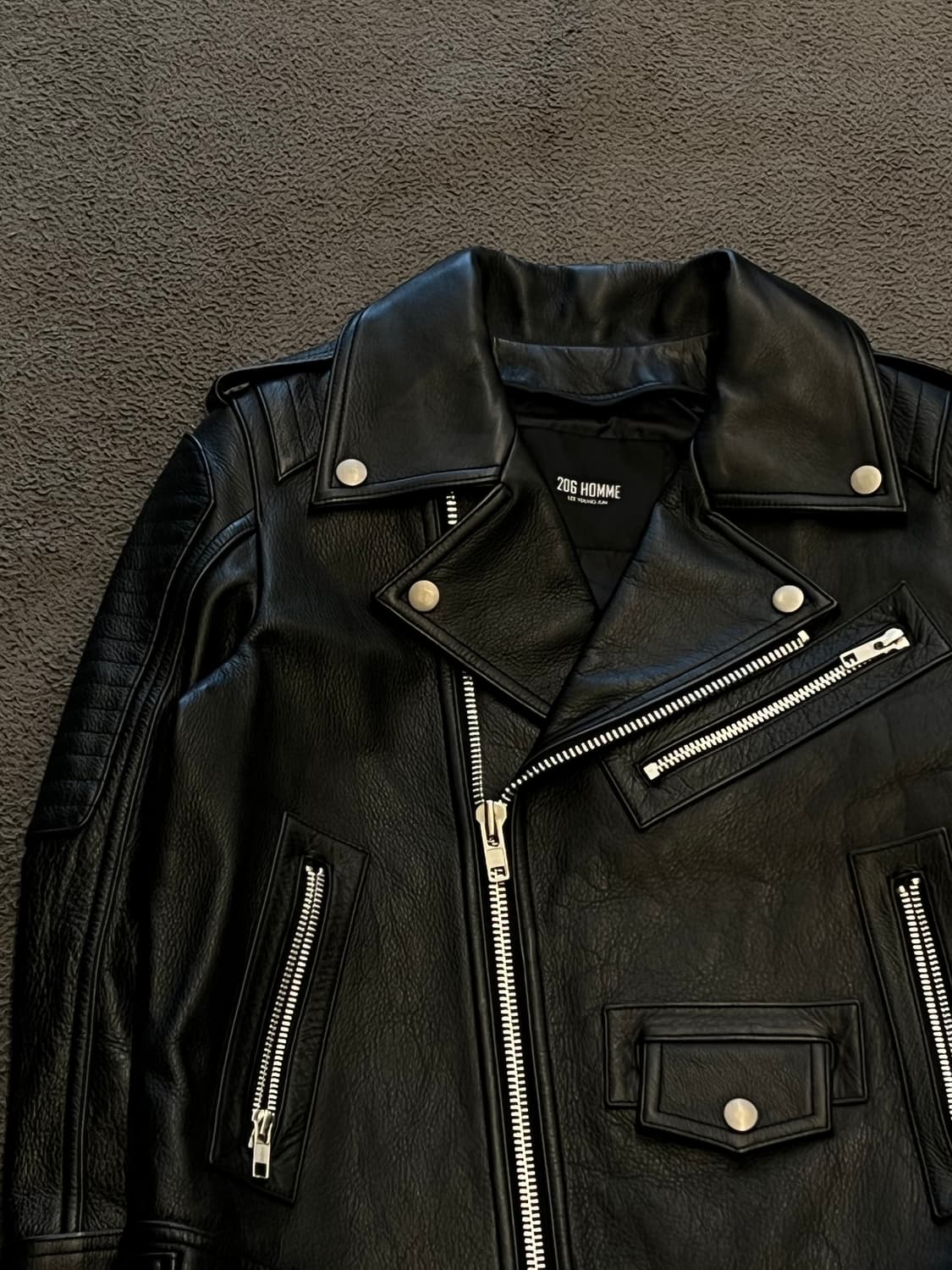 206옴므 양가죽 라이더 자켓 처분  상품이미지2