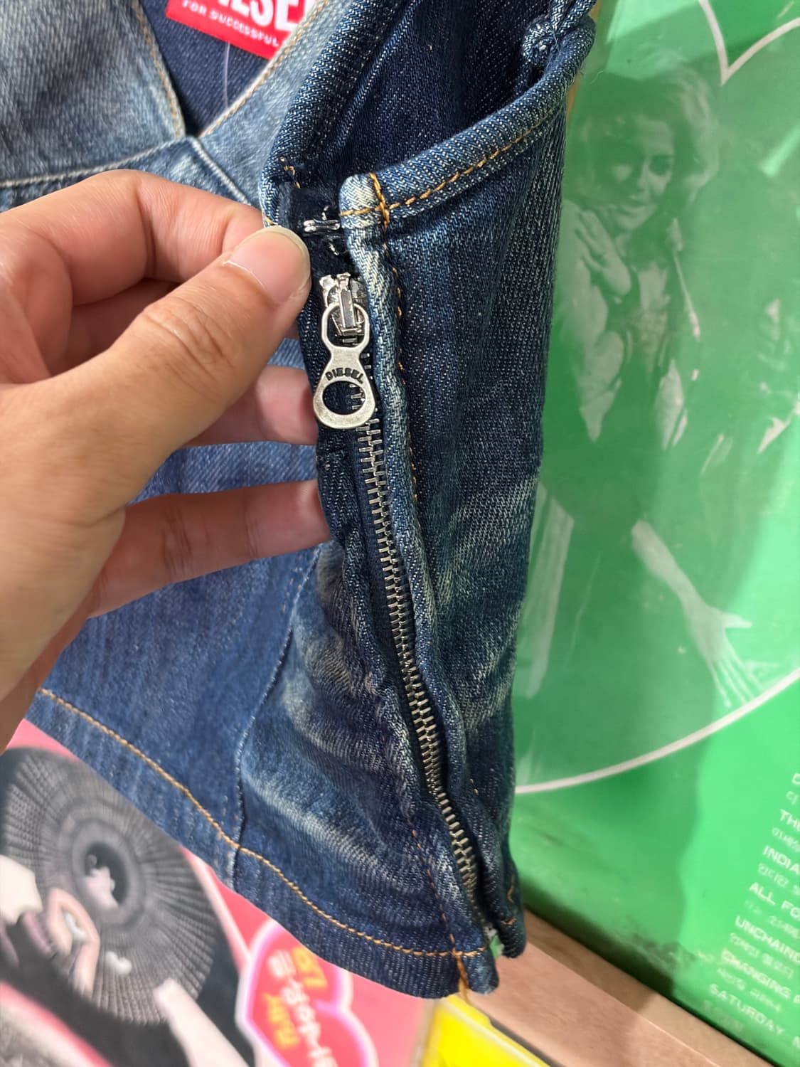 J128 Diesel 디젤 데님 브라탑 상품이미지2