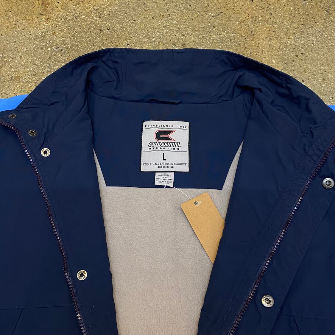 USA 미국 빈티지 COLOSSEUM 노스캐롤라이나 아노락 바람막이 상품이미지6