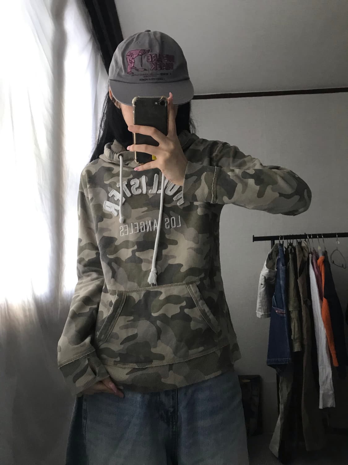 홀리스터 카모 후드티 상품이미지2