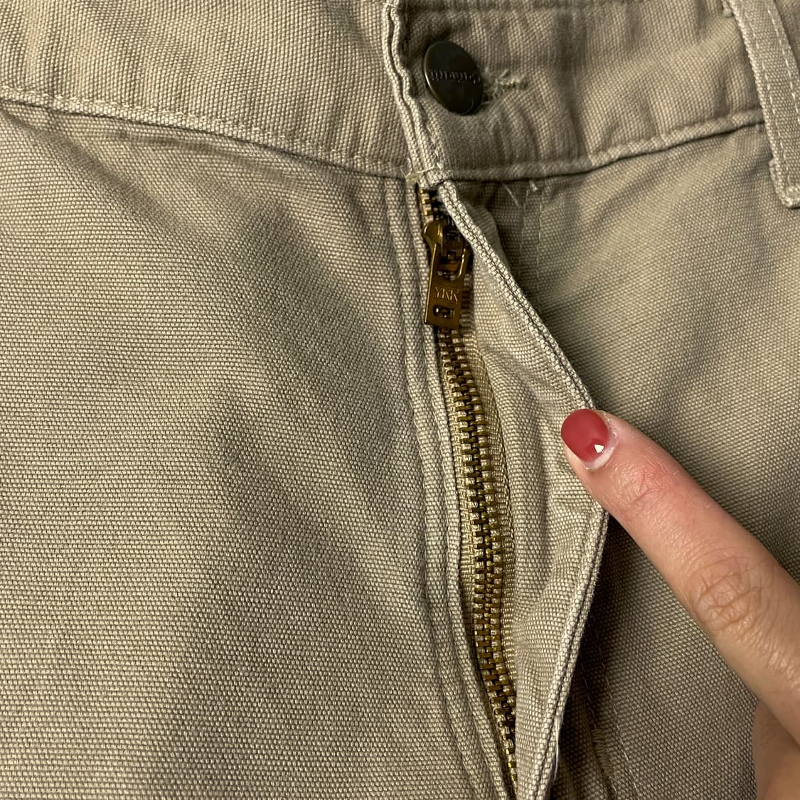 CARHARTT 칼하트 빈티지 베이지 싱글니 워크팬츠 상품이미지3