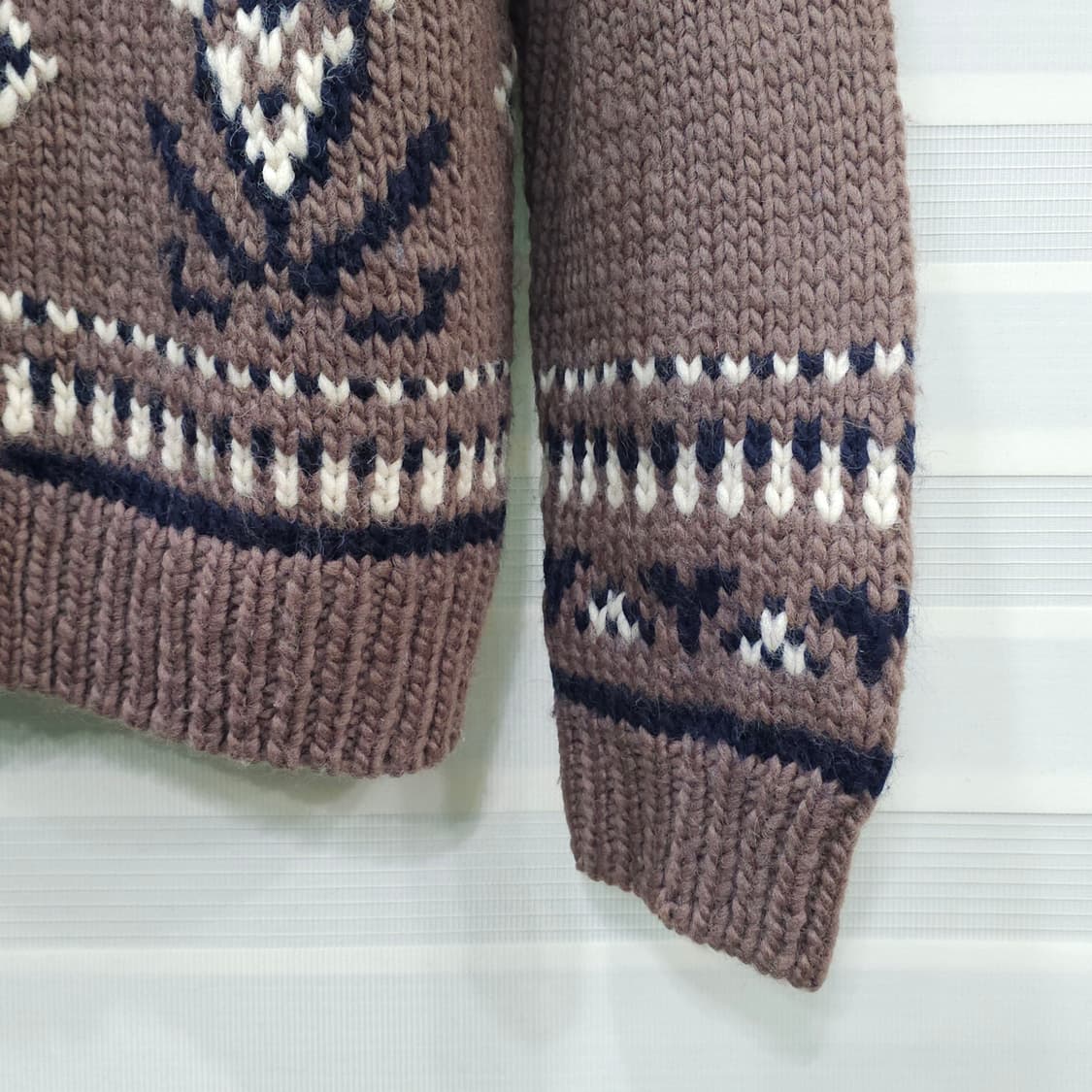 JAPAN 빈티지 BROCCOLI 헤비울 집업니트- 우먼프리 상품이미지3