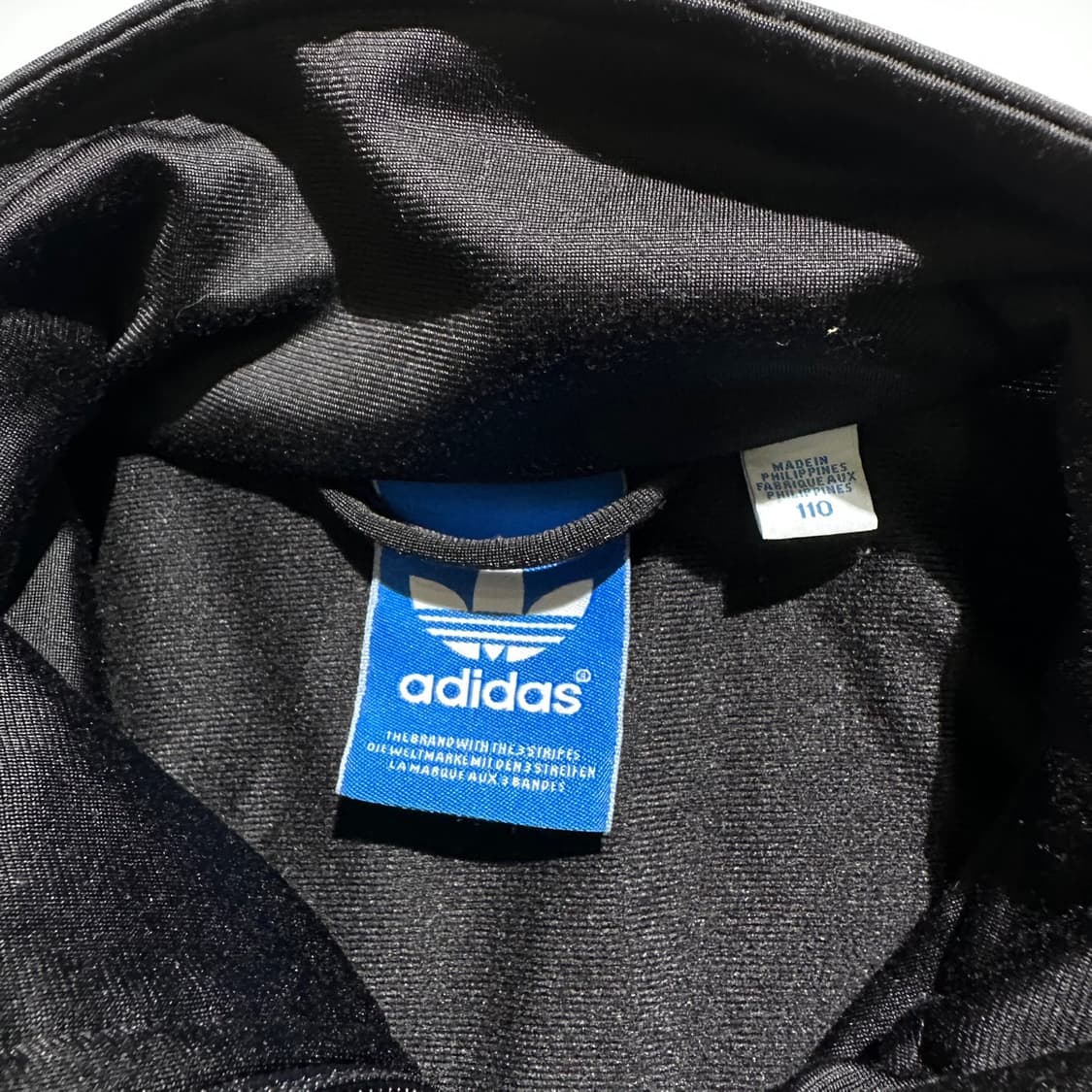 아디다스 로고 파이어버드 저지 트랙탑 자켓 상품이미지3