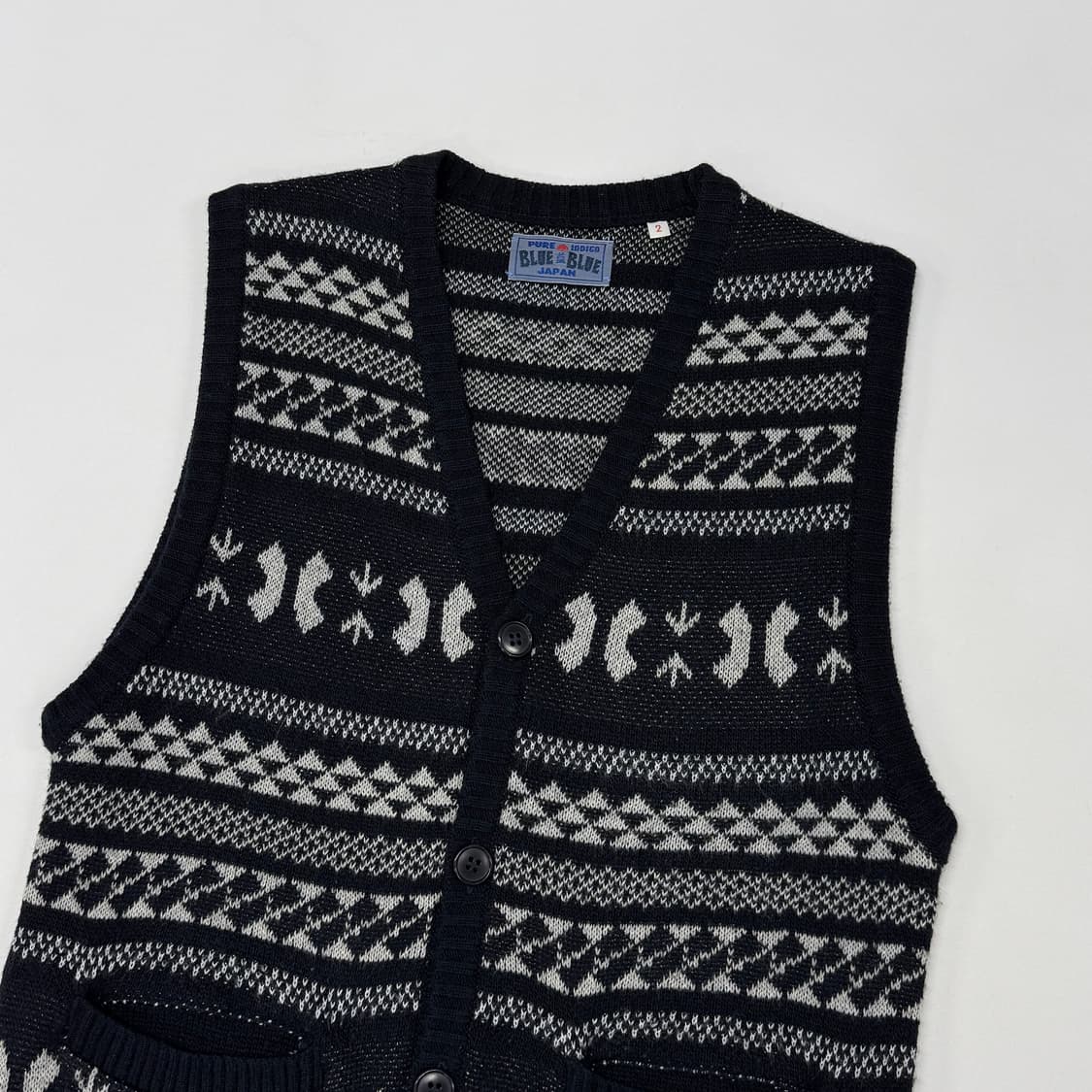 Blue Blue Japan pattern vest 상품이미지4