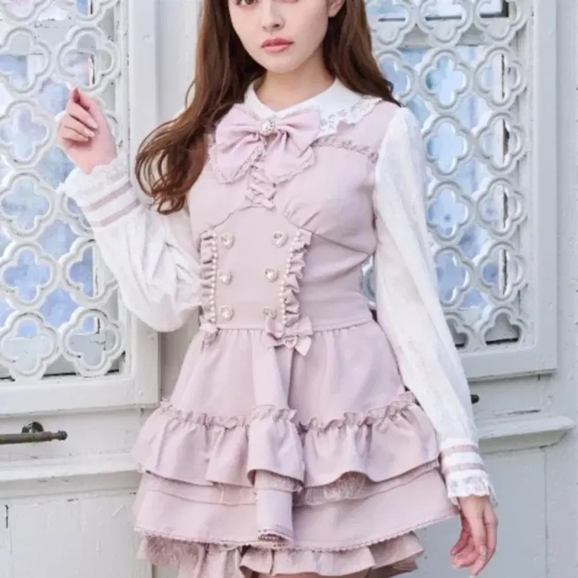 리즈리사 더블 티어드 셋업 상품이미지1