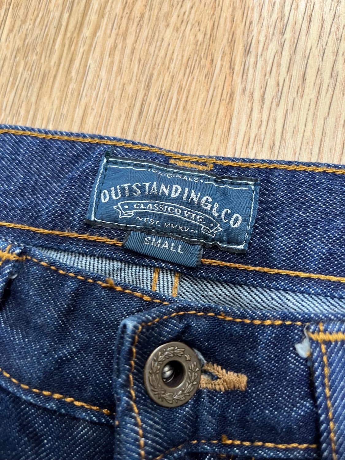 아웃스탠딩 와이드 셀비지 데님 상품이미지2