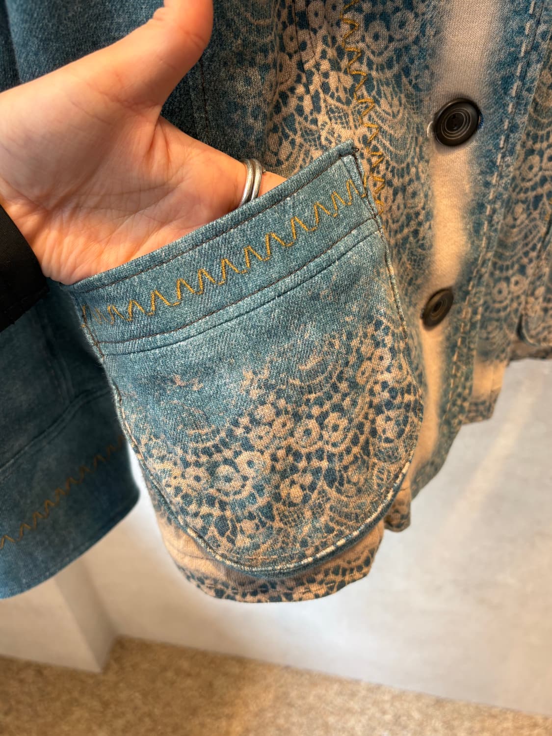 Vintage denim jacket 상품이미지4