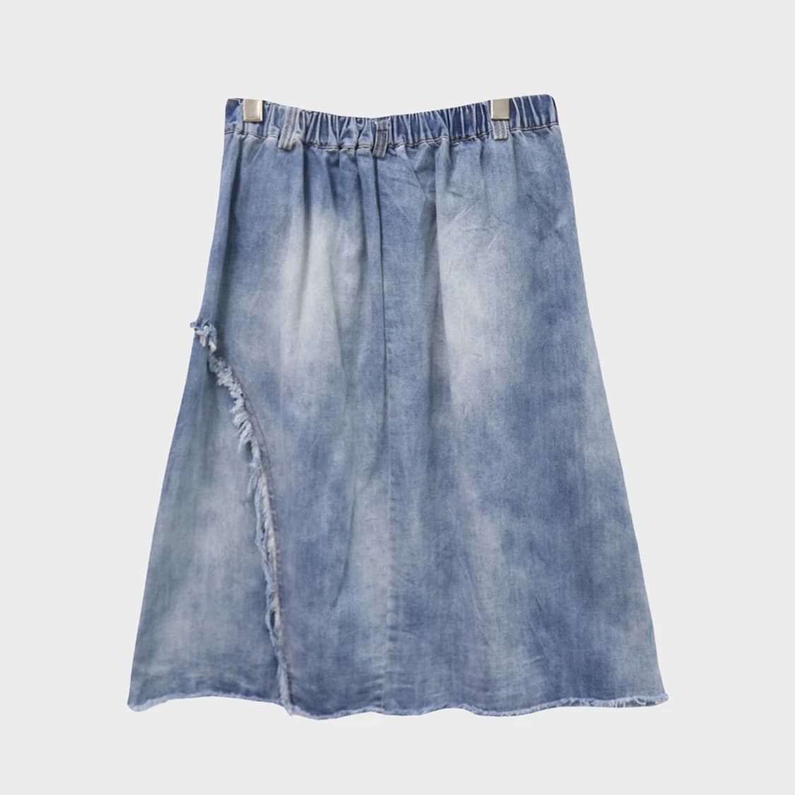 Y2K 언발 데미지 뒷밴딩 데님스커트 61433 상품이미지2