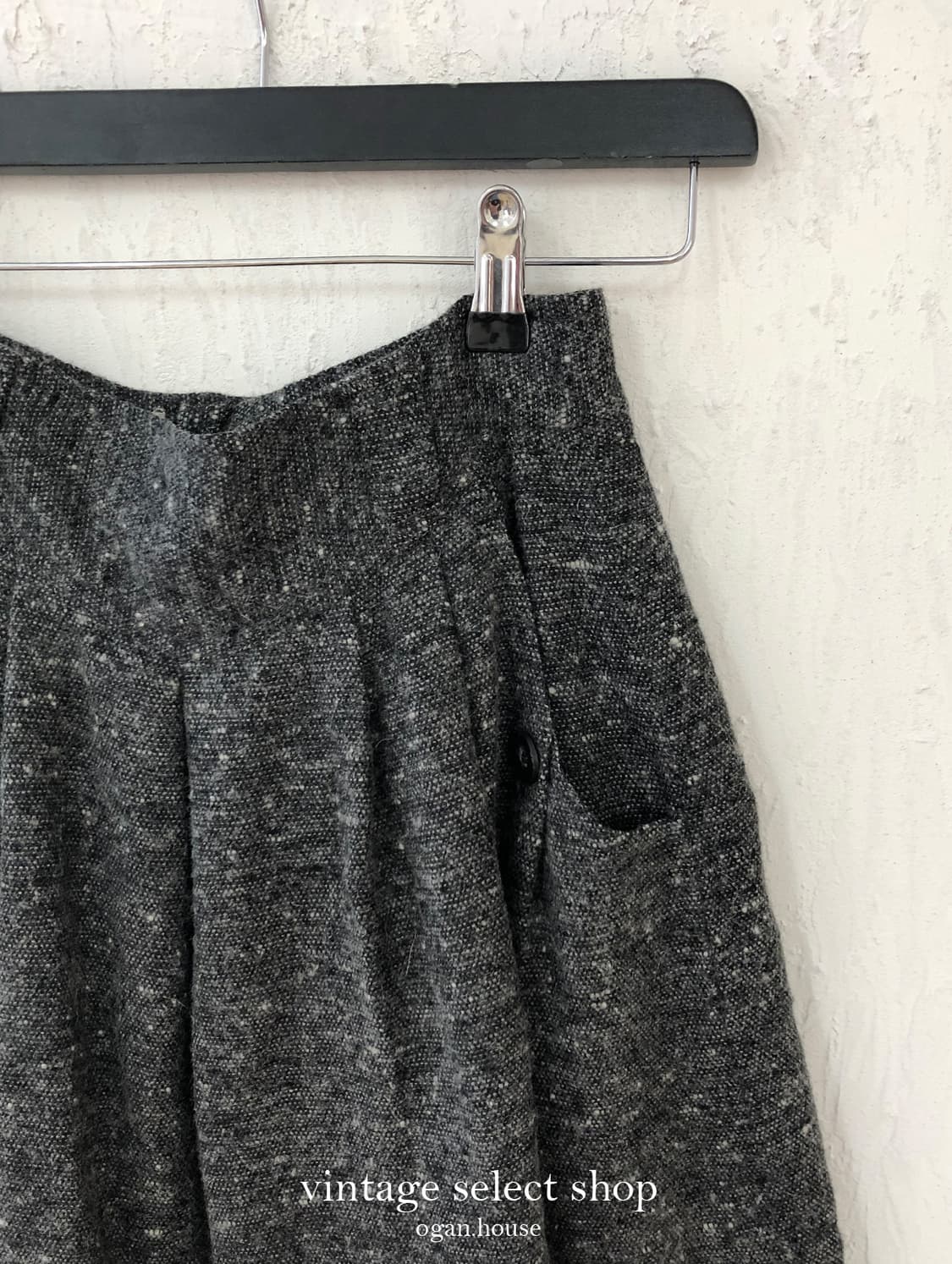 vintage wool flare skirt 상품이미지4