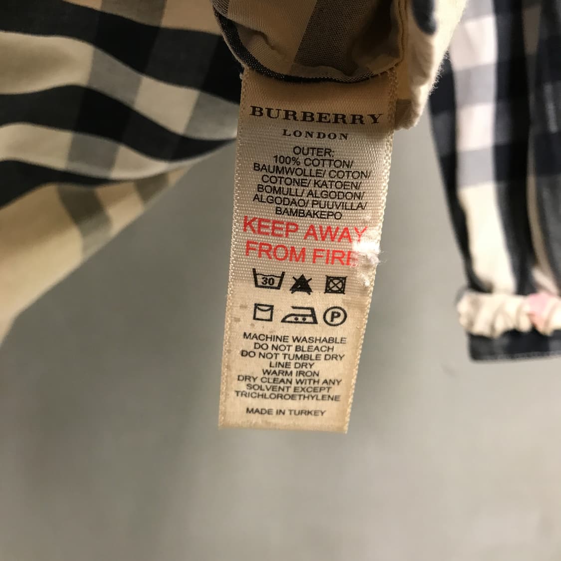 버버리 셔츠 12Y(W) 상품이미지6