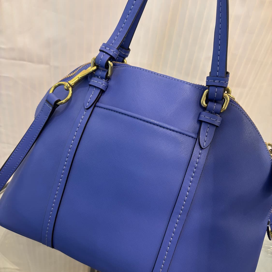 정품 코치 가죽 반달 토트백     상품이미지5