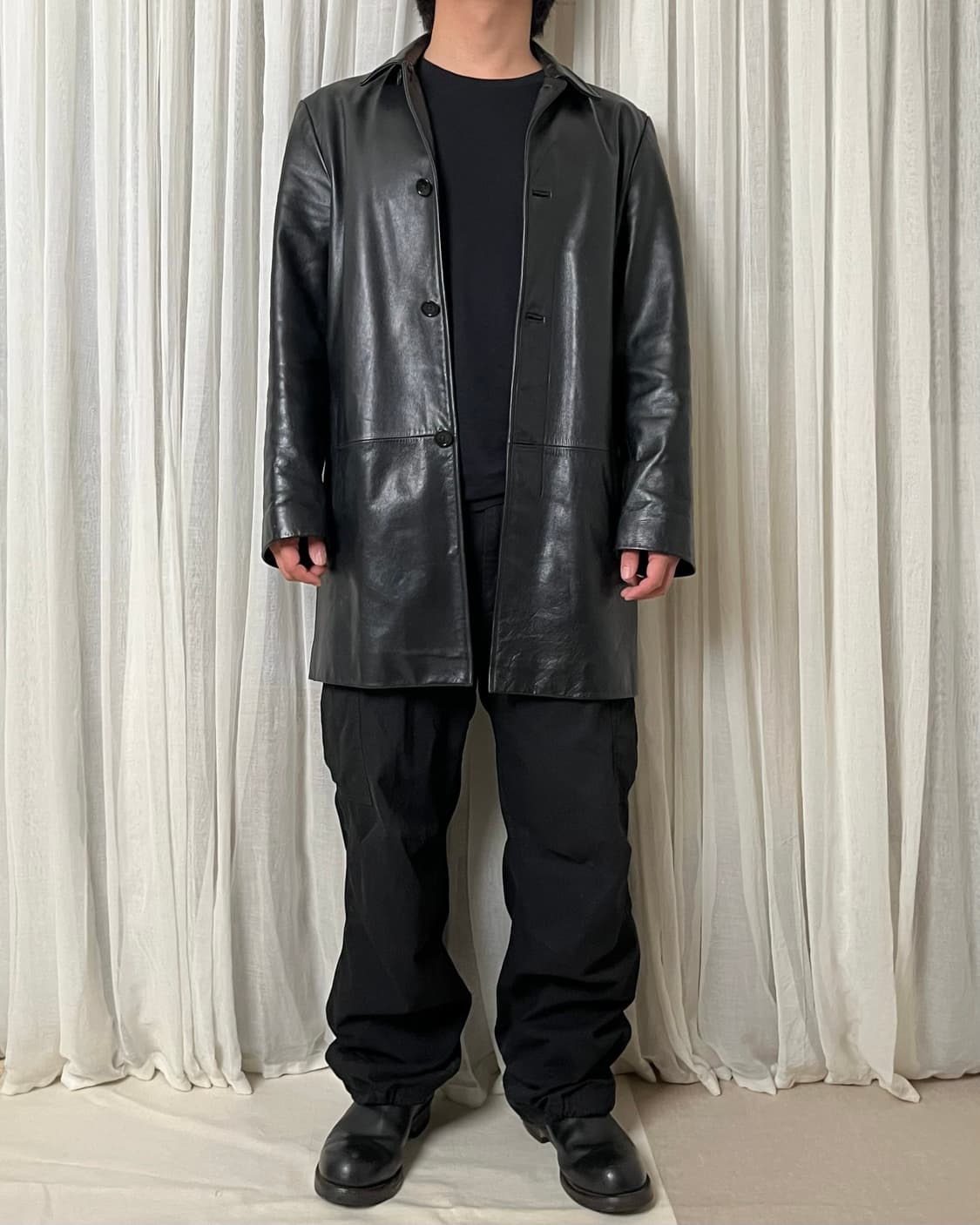 00s 바나나리퍼블릭 소가죽 카코트 cow leather coat 상품이미지7