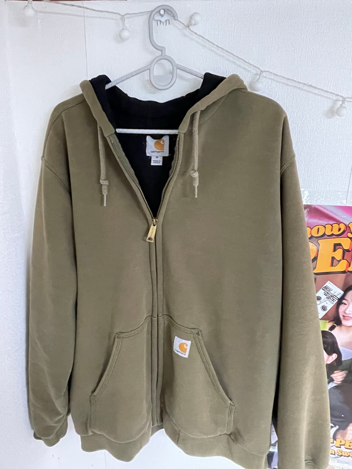 칼하트 래인 디펜더 후드집업 올리브 상품이미지1