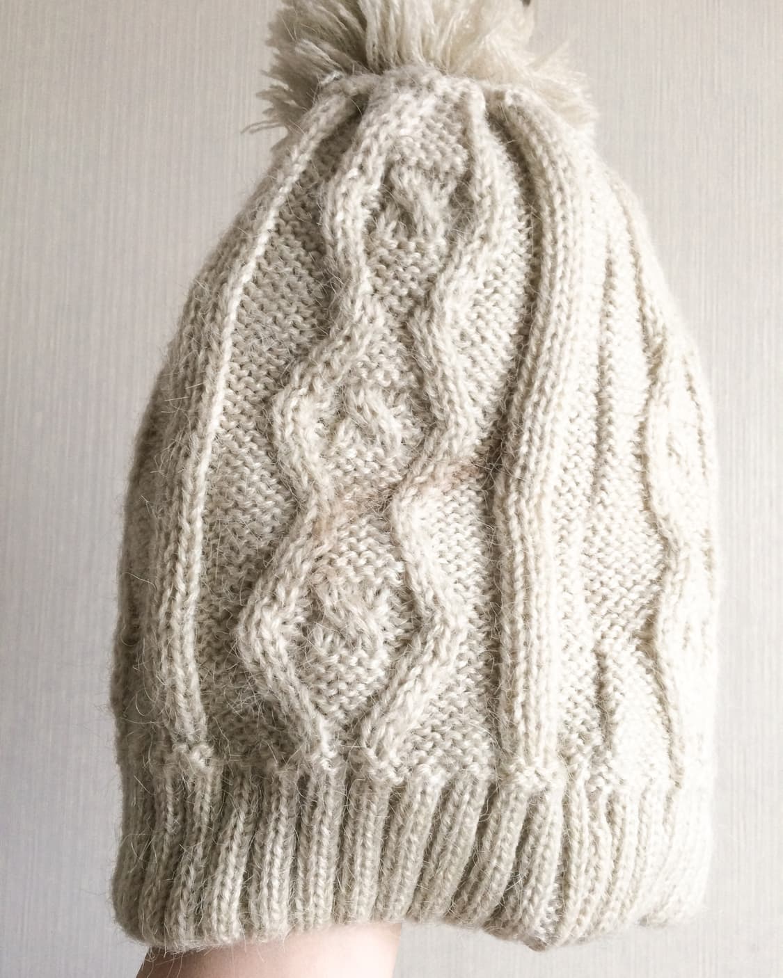 Cable knit beanie 상품이미지3
